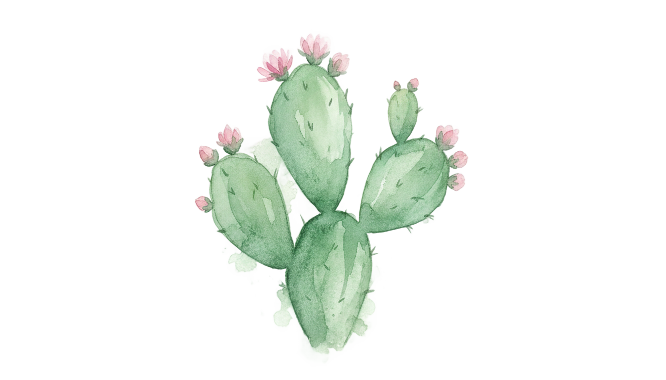 cactus acuarela png PNG transparent background