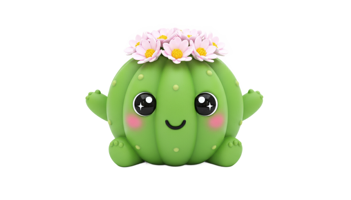cute cactus png PNG transparent background