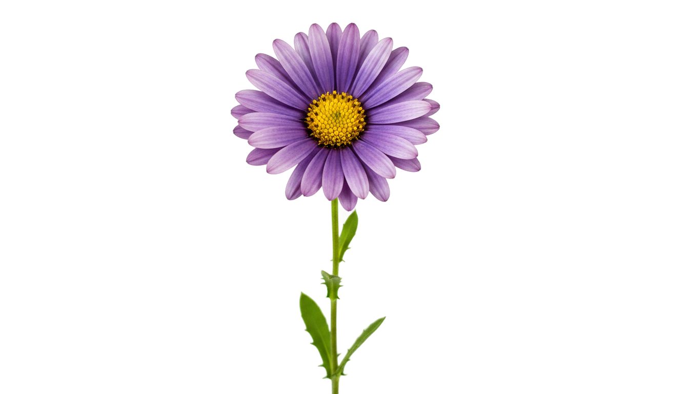 purple daisy png PNG transparent background