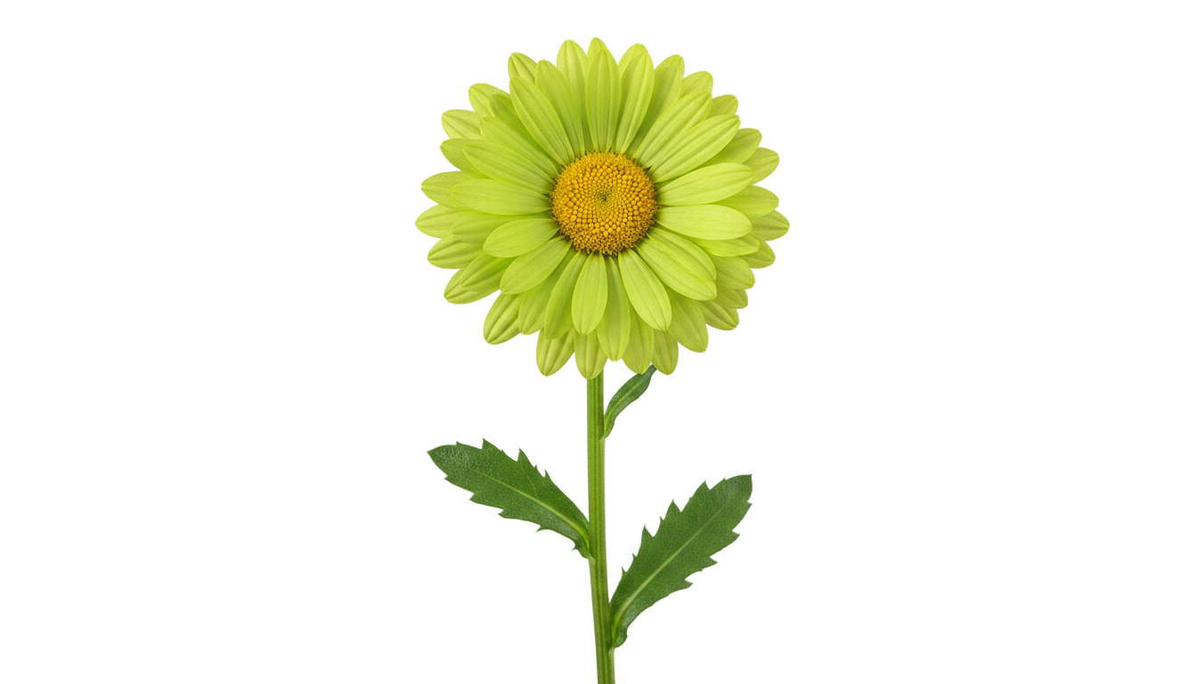 green daisy png PNG transparent background