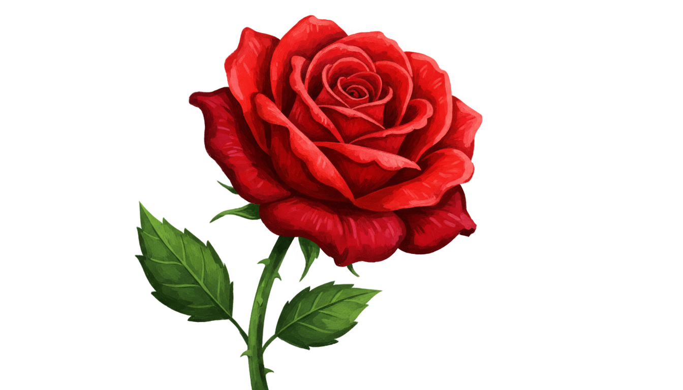 rose art png PNG transparent background