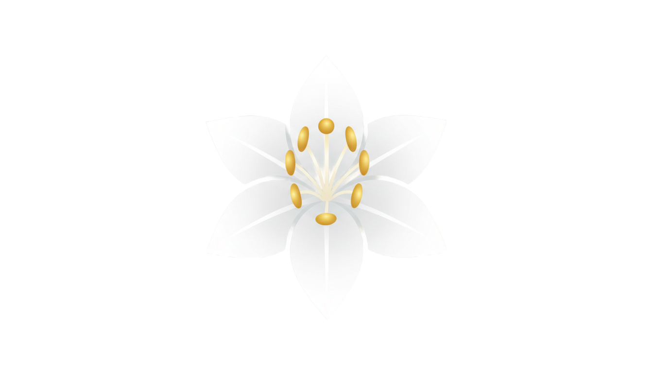 lily flower logo png PNG transparent background