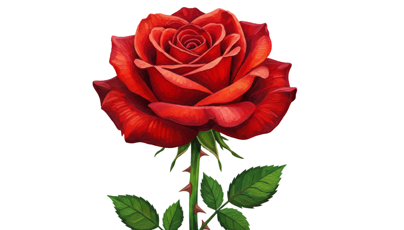 rose art png PNG transparent background