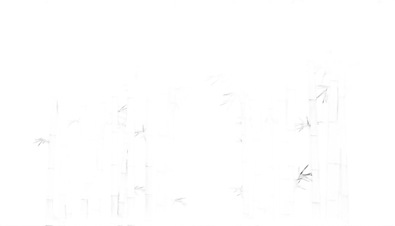 bamboo png black and white PNG transparent background