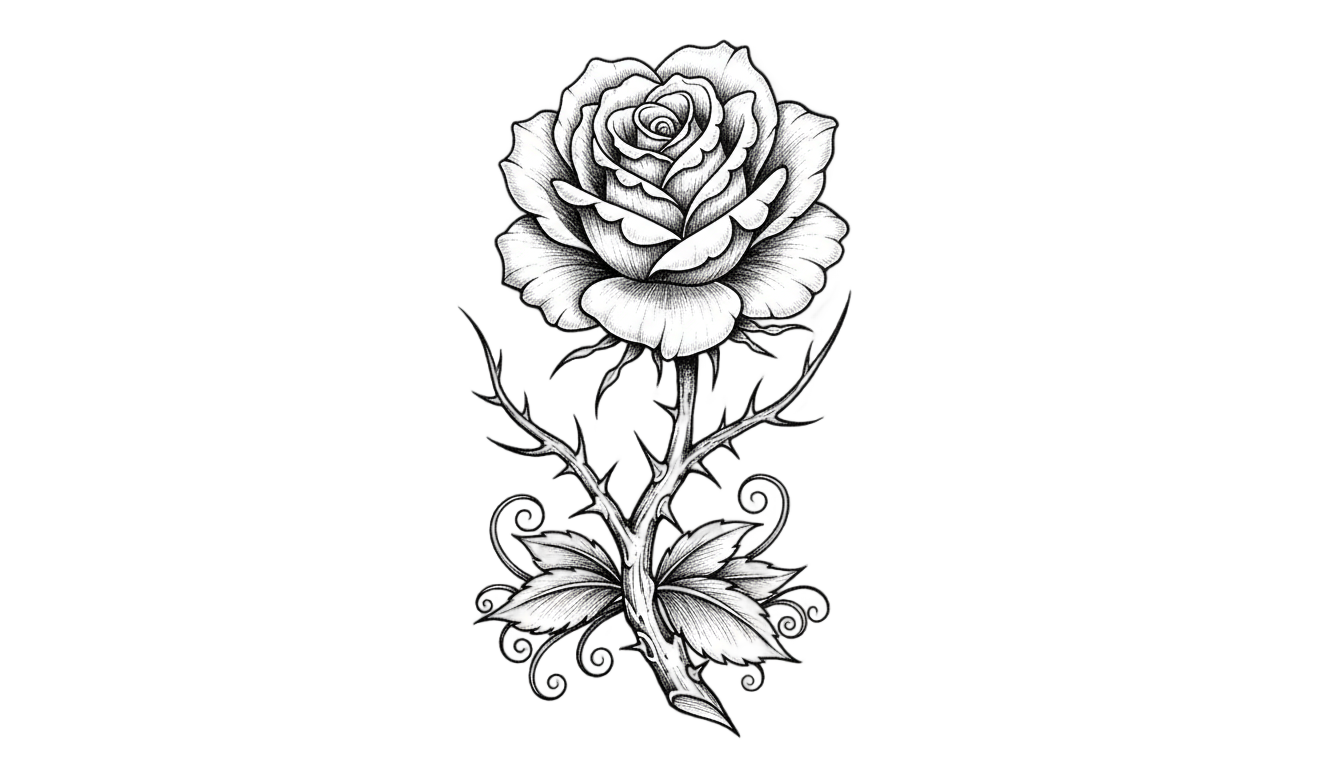 rose tattoos png PNG transparent background