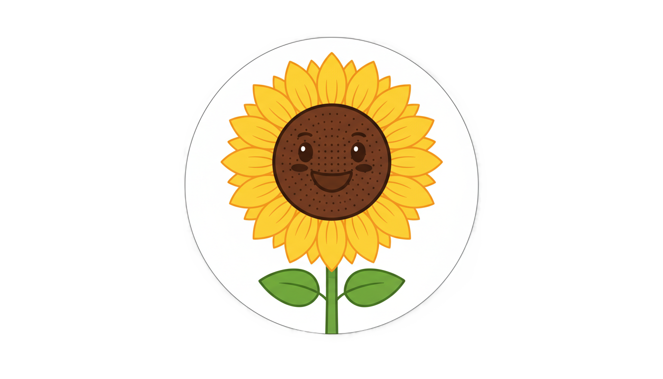 sunflower emoji png PNG transparent background