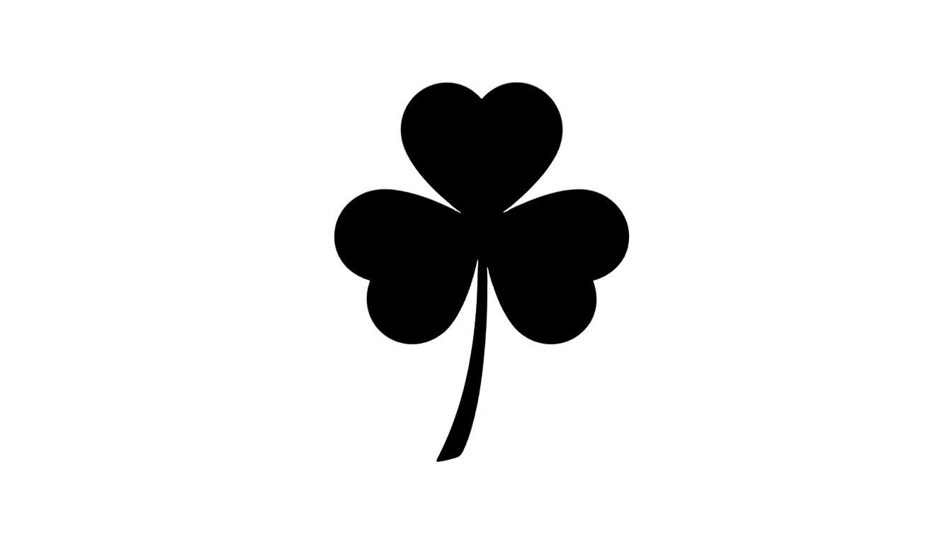 clover silhouette png PNG transparent background