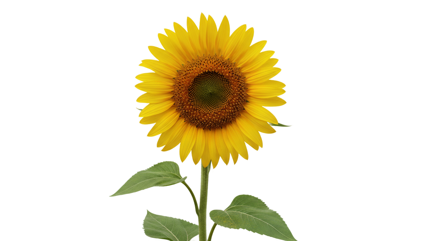 sunflower art png PNG transparent background