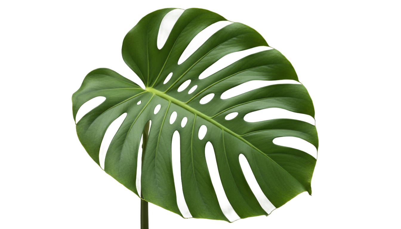 monstera leaf vector png PNG transparent background