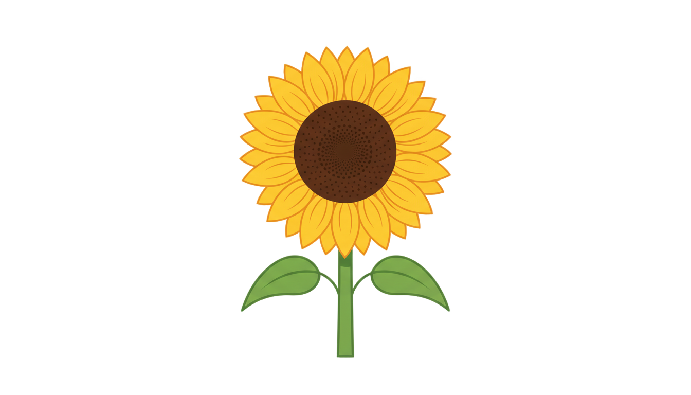 yellow sunflower clipart png PNG transparent background