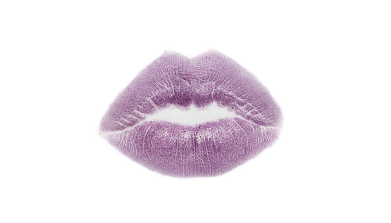 kiss png lavender PNG transparent background