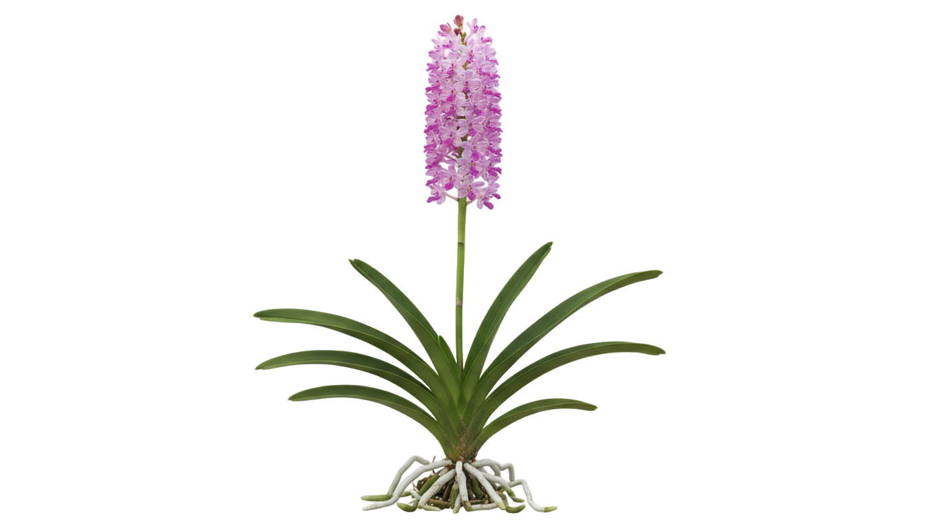 foxtail orchid png PNG transparent background