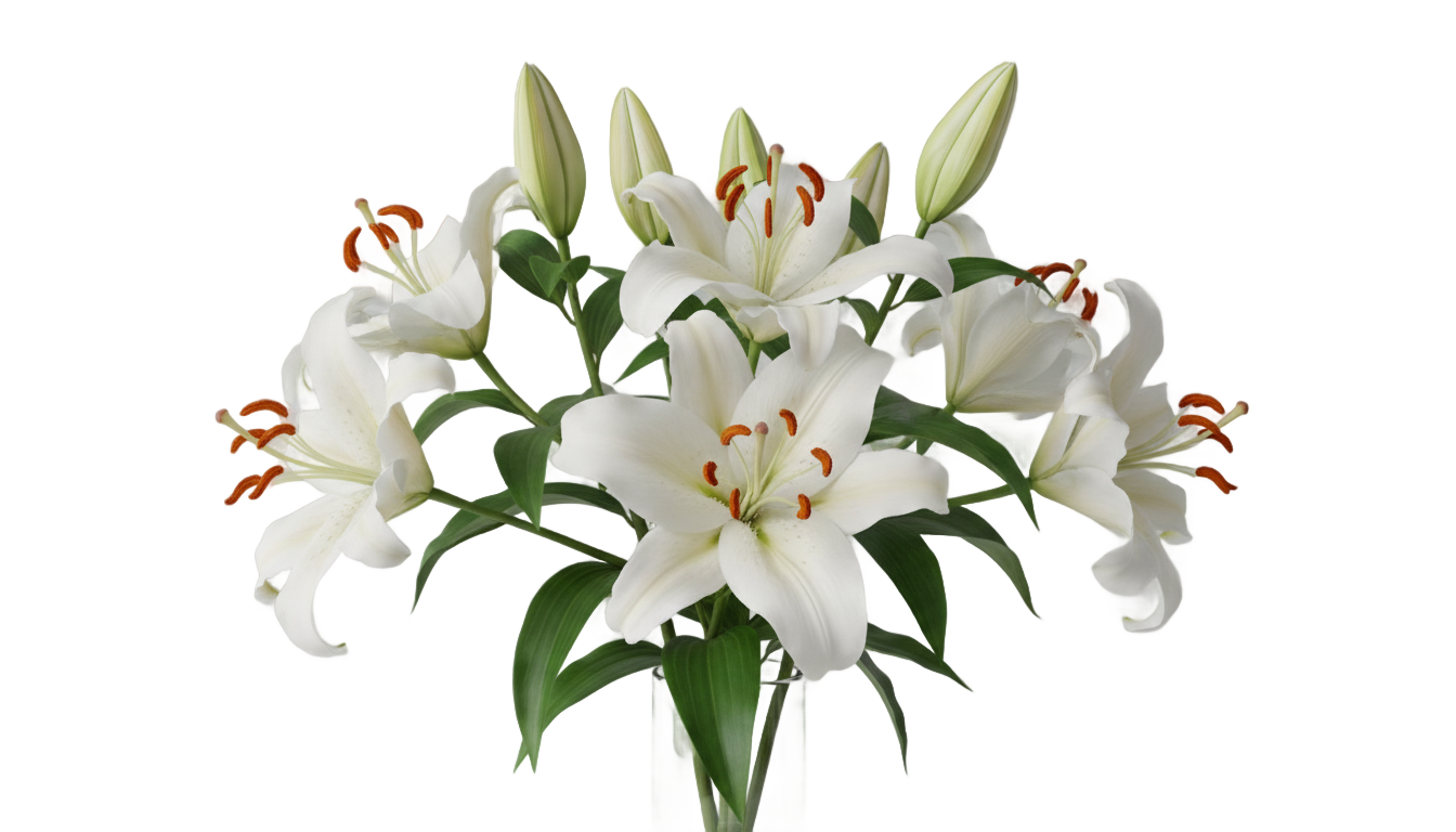 lily flowers png PNG transparent background