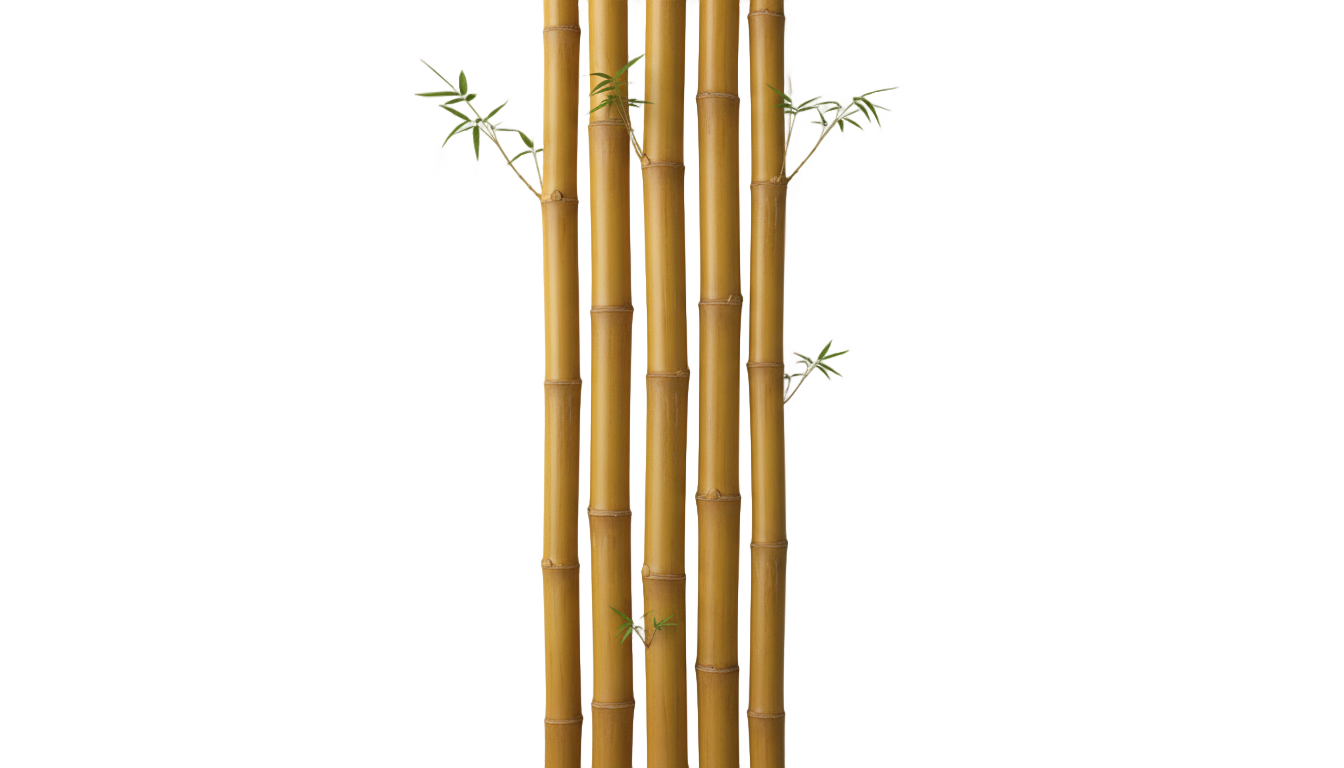 yellow bamboo png PNG transparent background