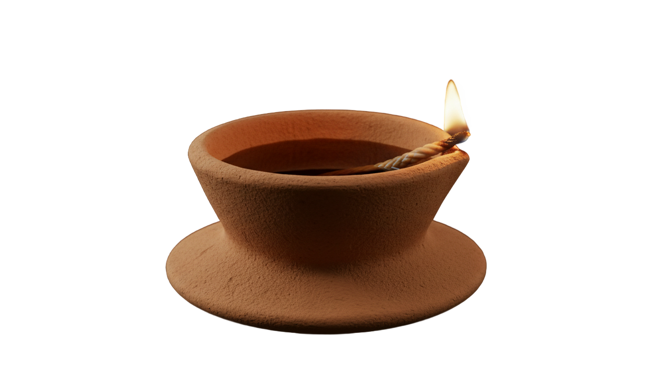 diwali candle png PNG transparent background