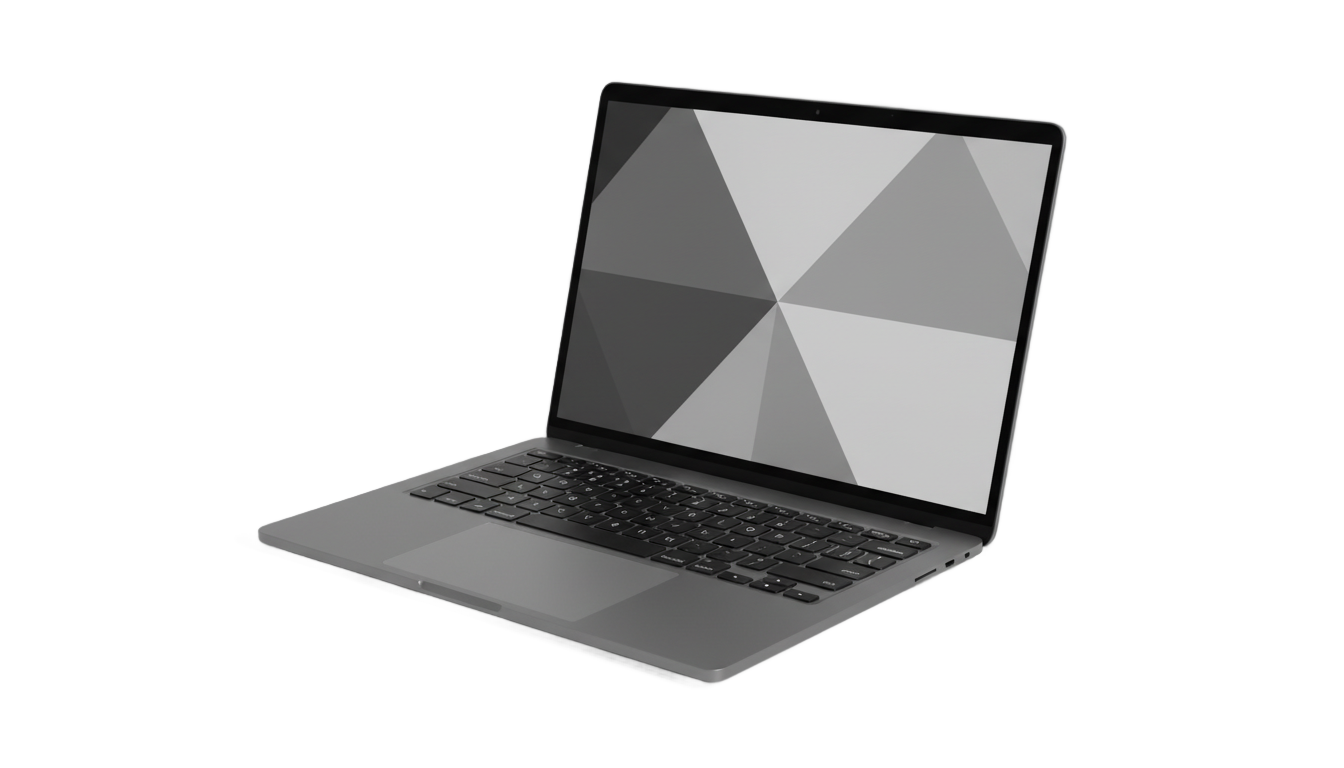 laptop black and white png PNG transparent background