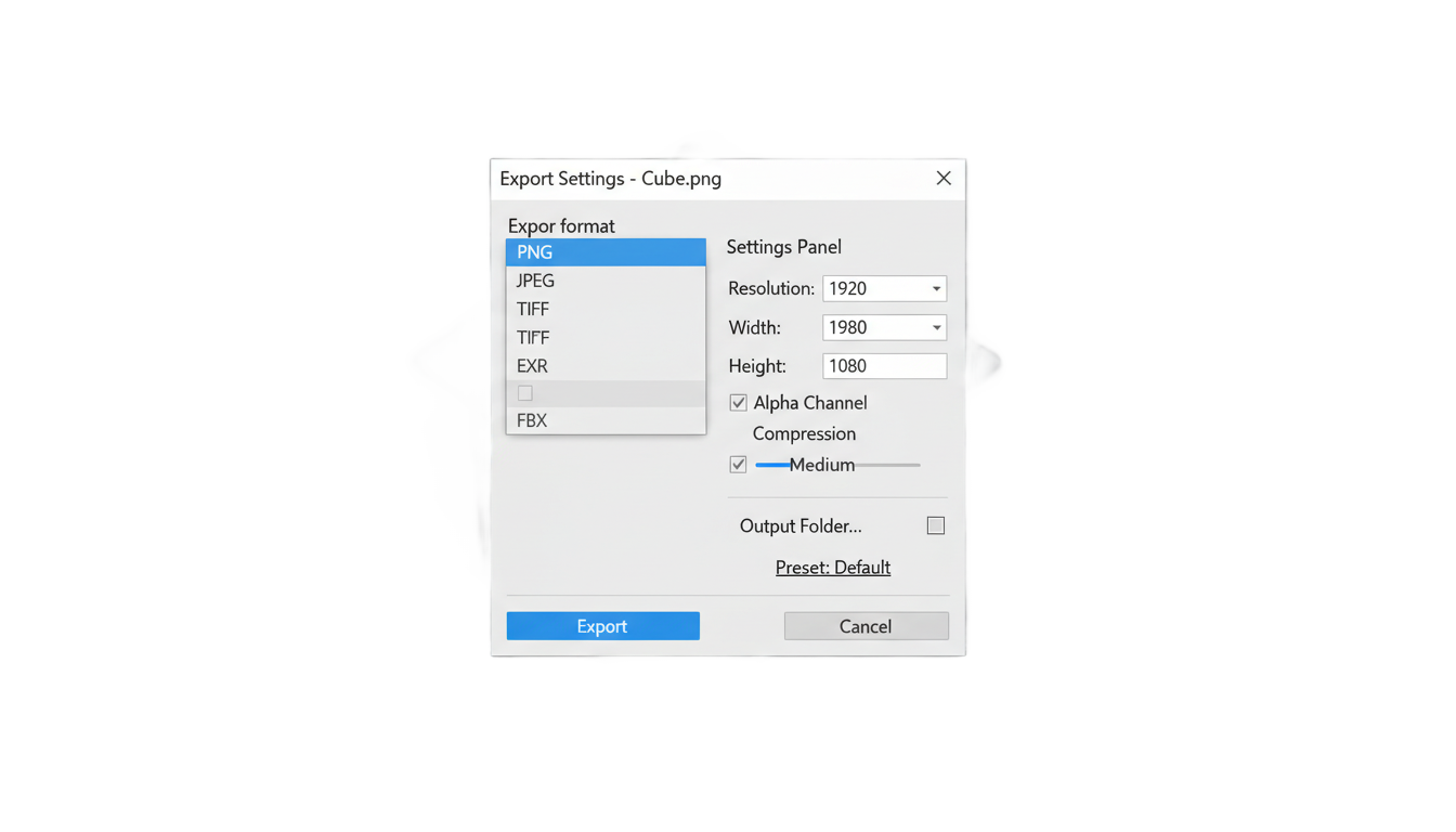 how to export blender to png PNG transparent background