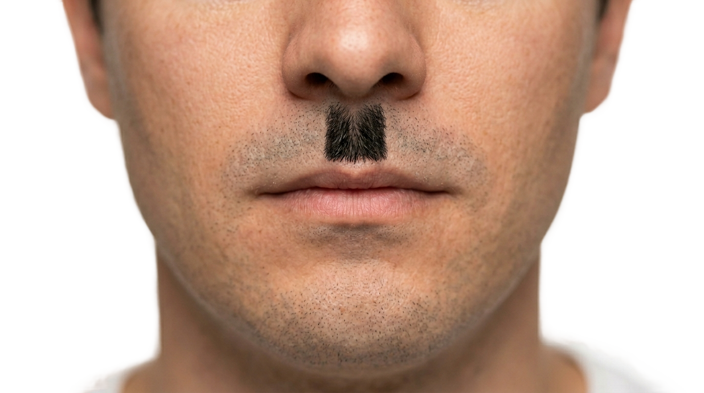 toothbrush moustache png PNG transparent background