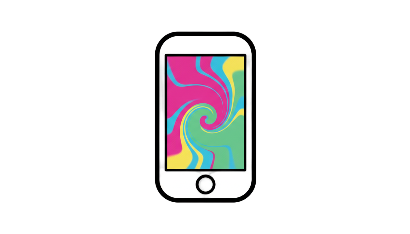 cartoon phone png PNG transparent background