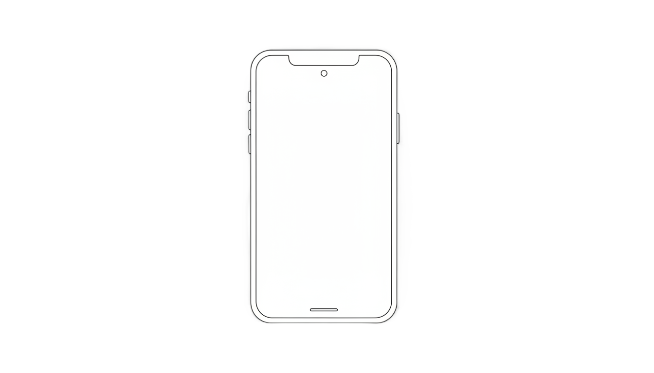 phone outline png PNG transparent background