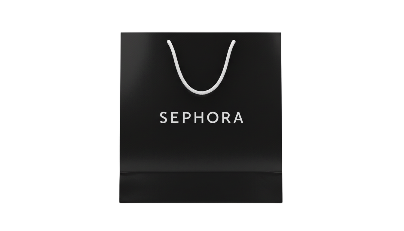 sephora shopping bag png PNG transparent background