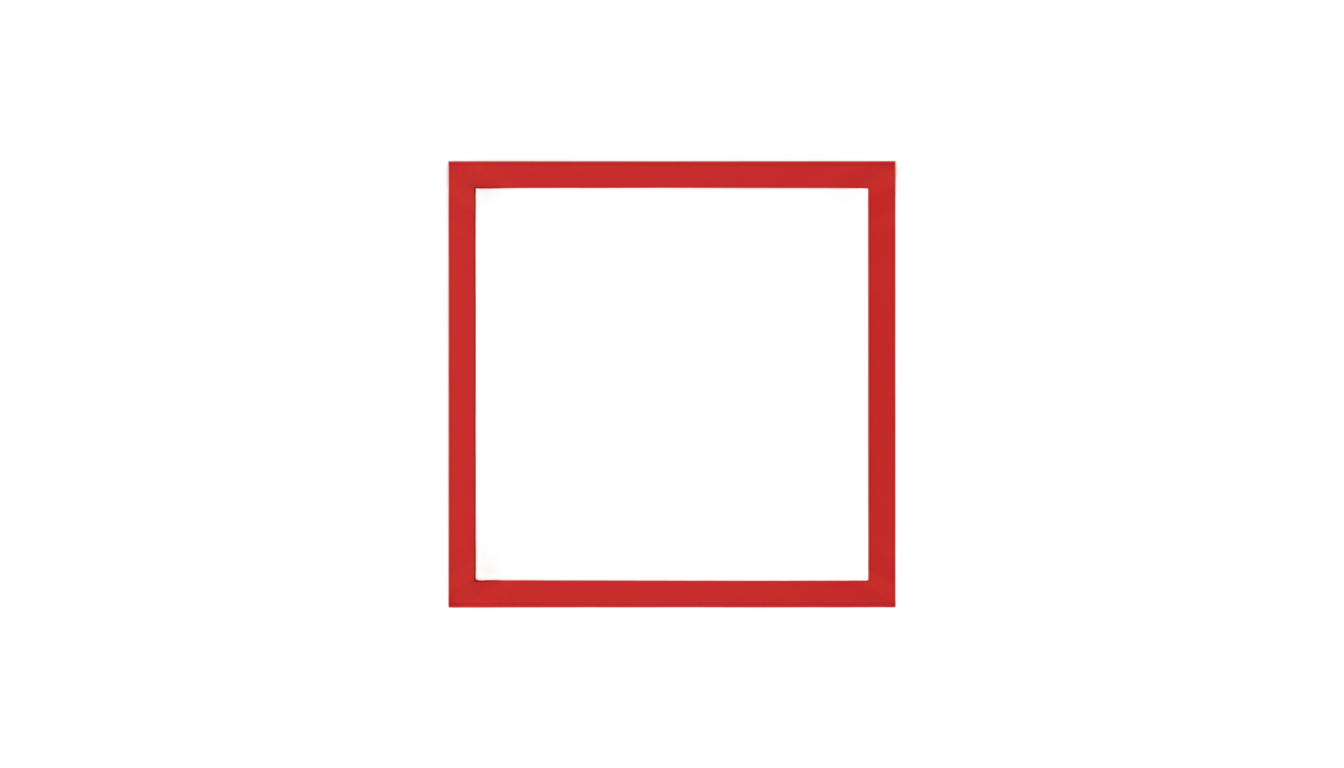 red box outline png PNG transparent background