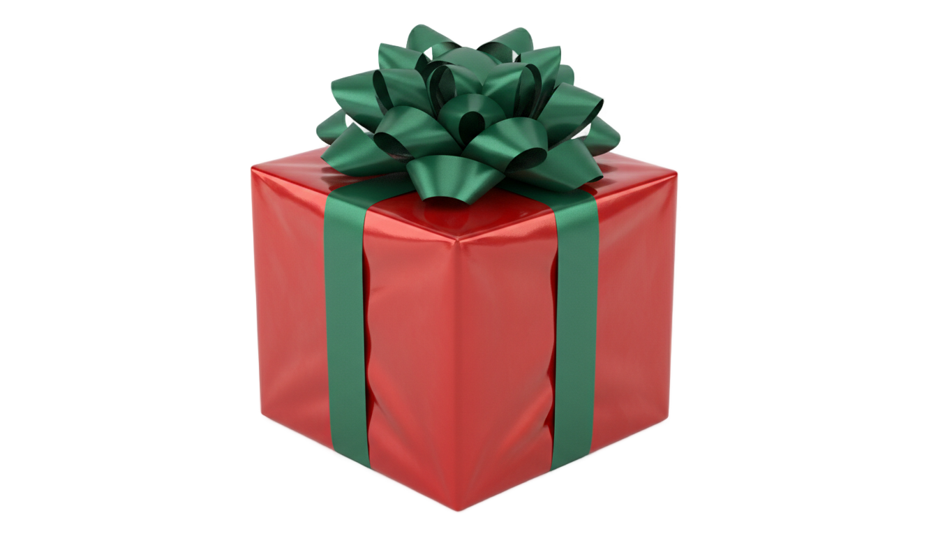 christmas box png PNG transparent background