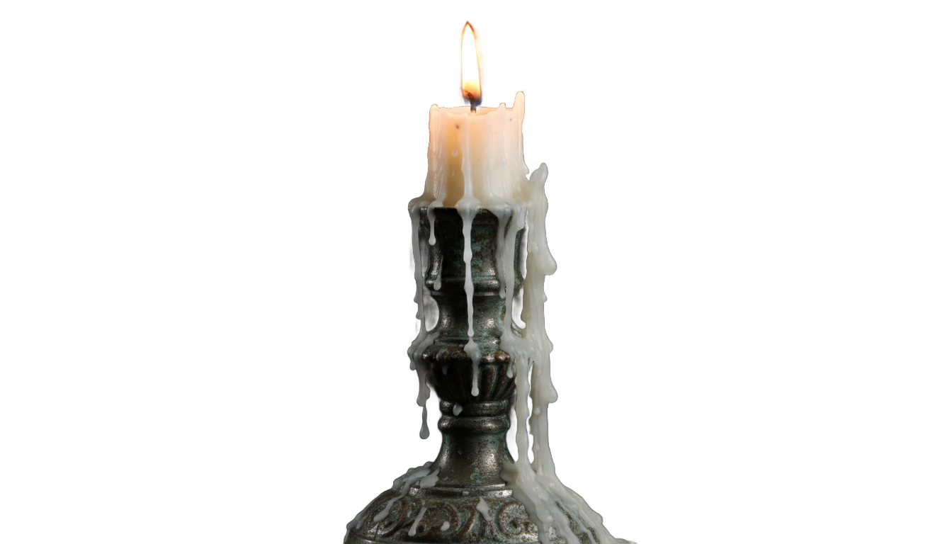vintage candle png PNG transparent background