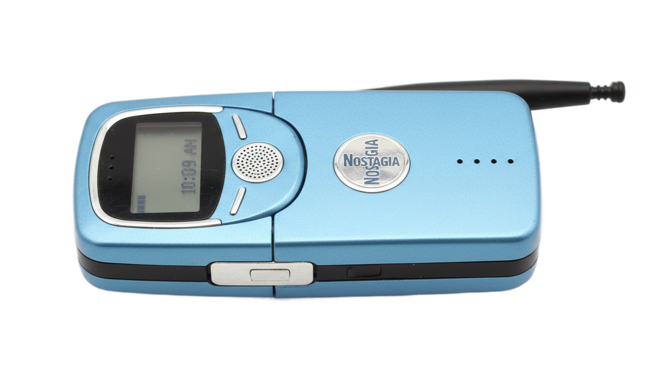 old flip phone png PNG transparent background