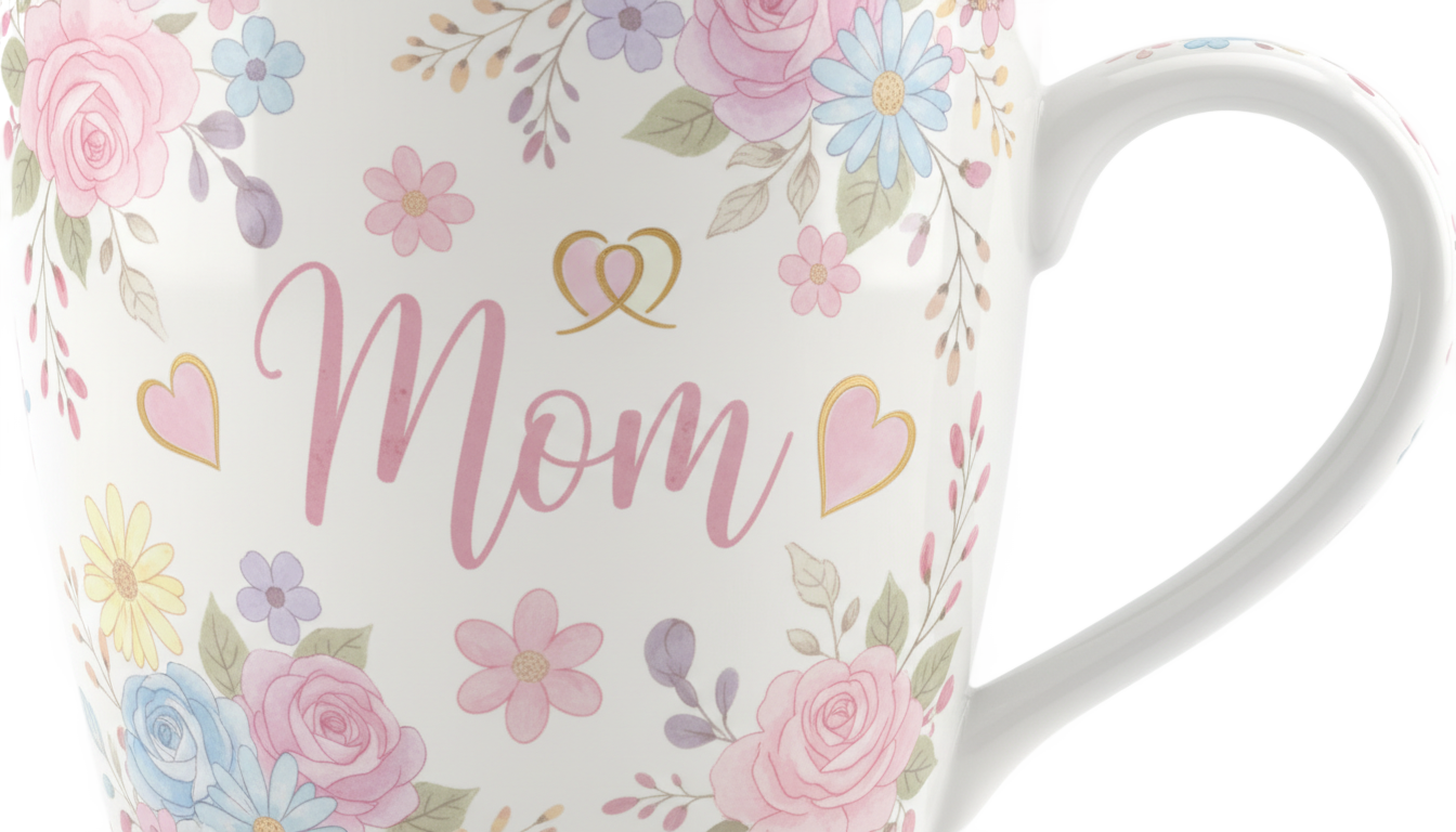 mothers day mug design png PNG transparent background
