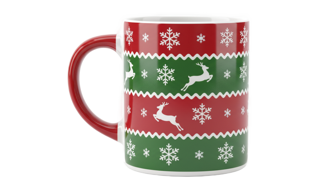christmas mug png PNG transparent background