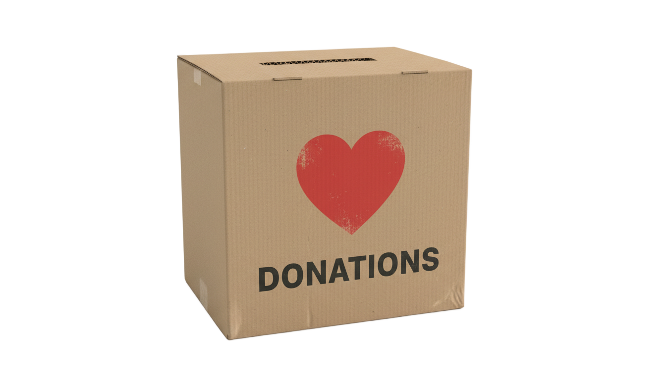 donation box png PNG transparent background