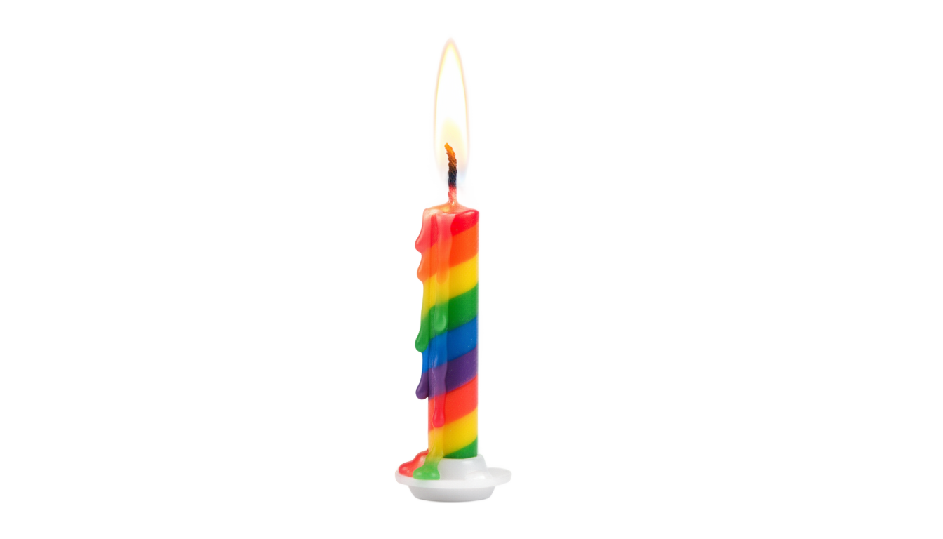 happy birthday candle png PNG transparent background