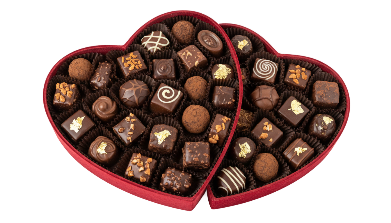 box of chocolates png PNG transparent background