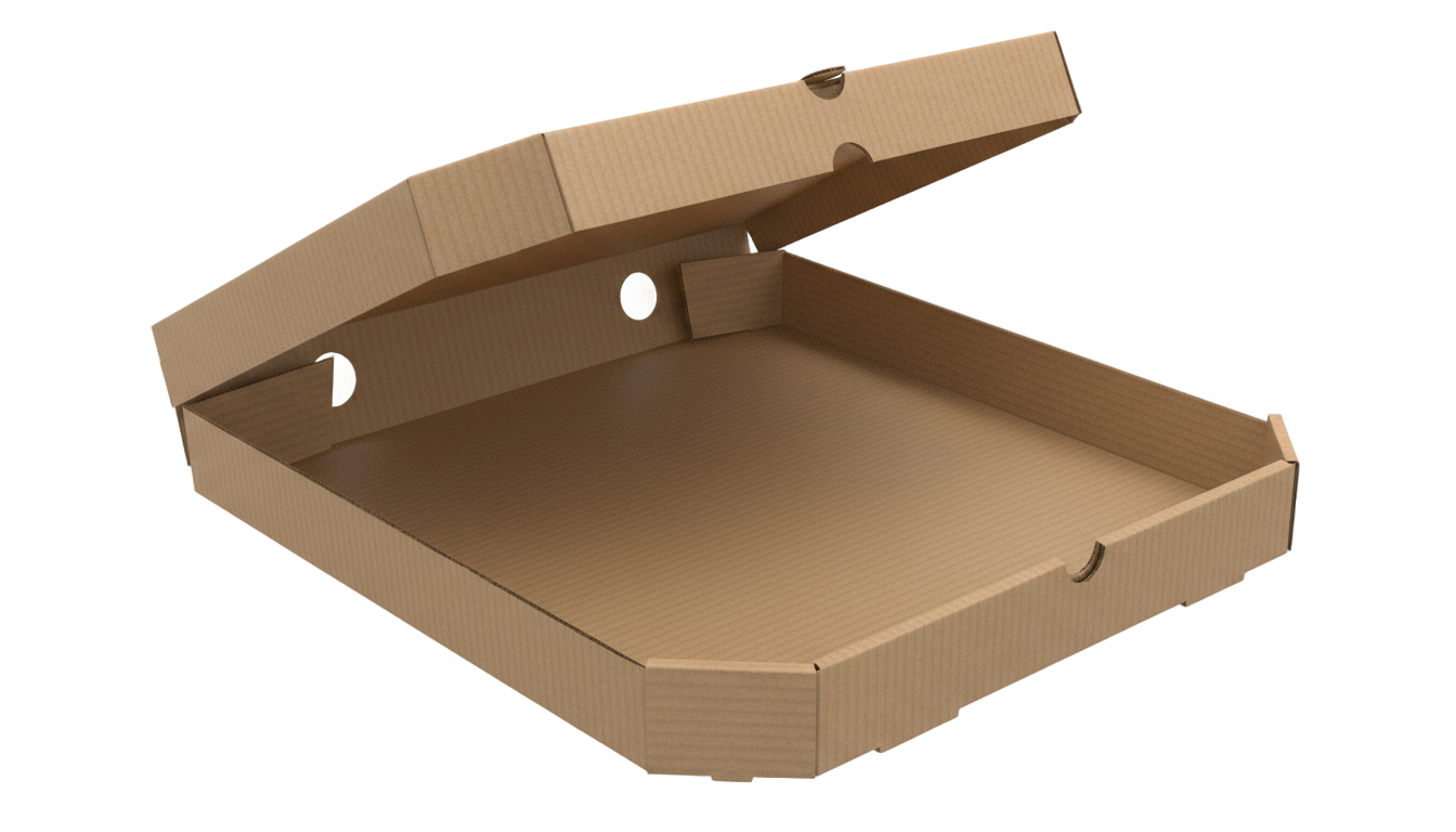 open pizza box png PNG transparent background