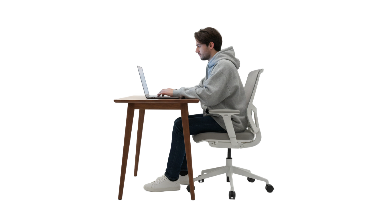 person working on laptop png PNG transparent background