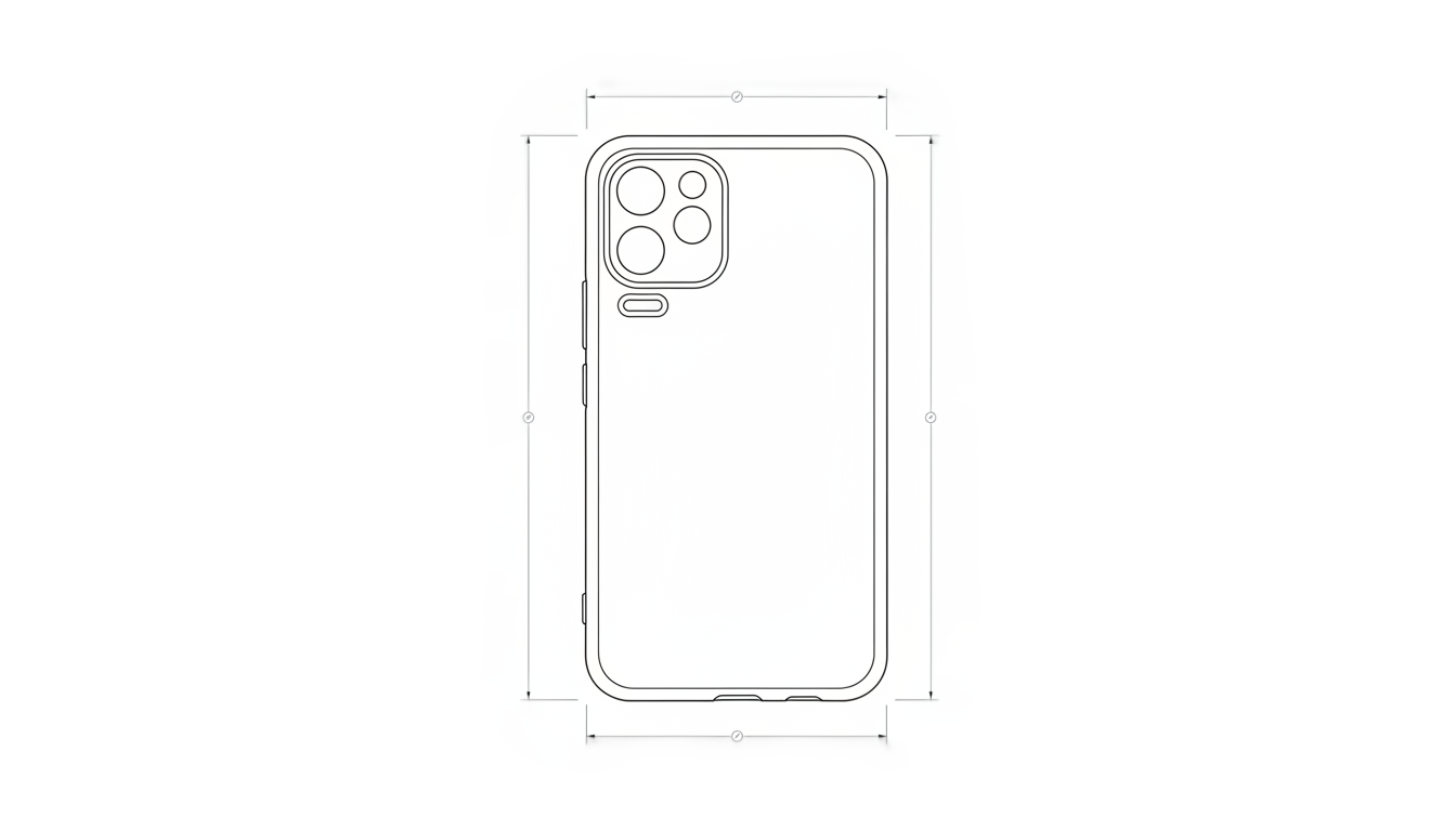 phone case outline png PNG transparent background