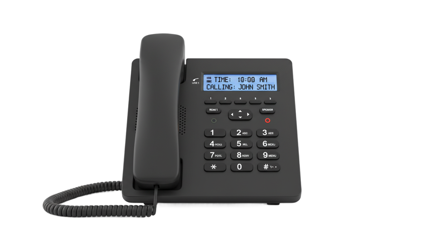 office phone png PNG transparent background