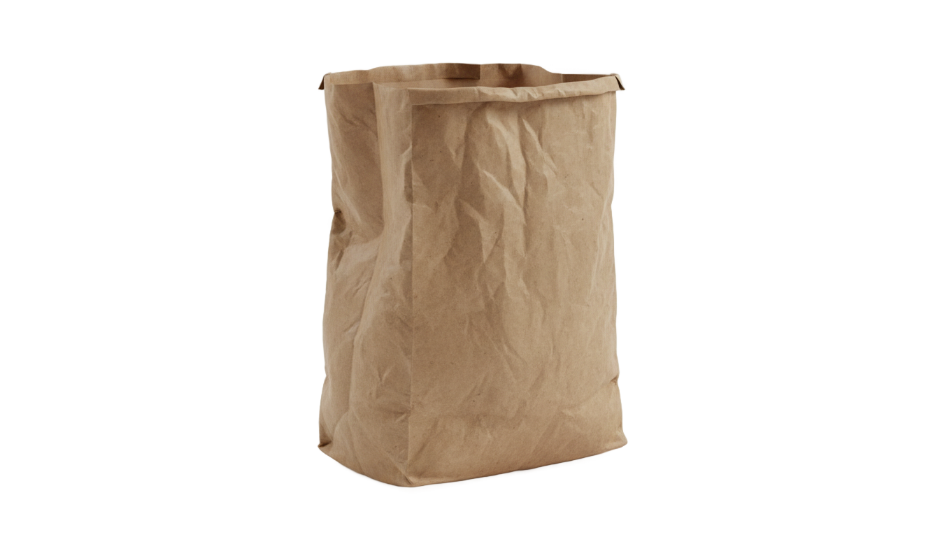 brown paper bag png PNG transparent background