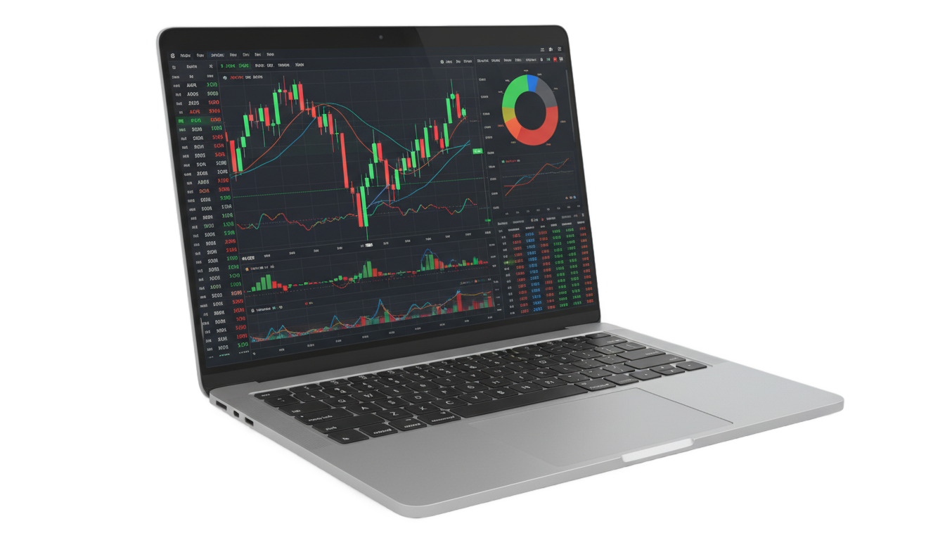 laptop trading png PNG transparent background