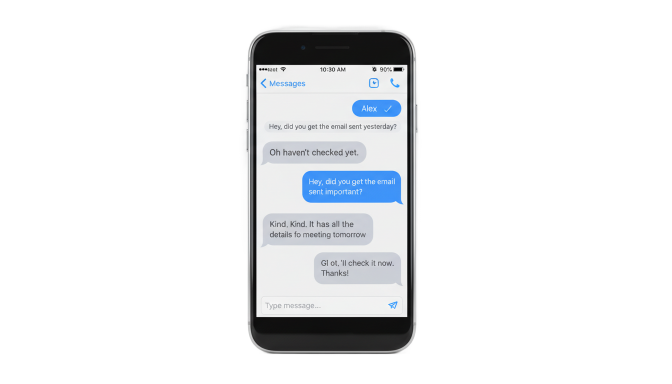 phone text png PNG transparent background