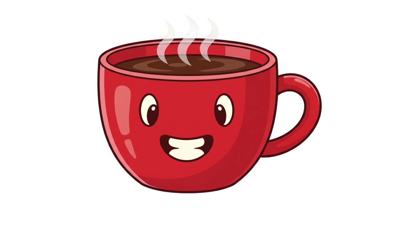 coffee mug cartoon png PNG transparent background