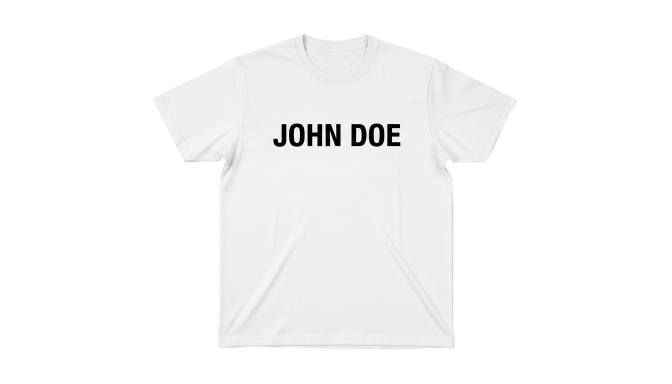 john doe t shirt png PNG transparent background
