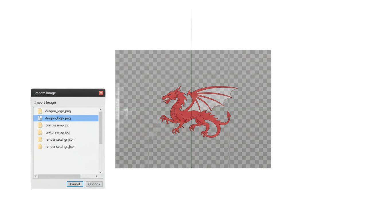 how to import a png into blender PNG transparent background