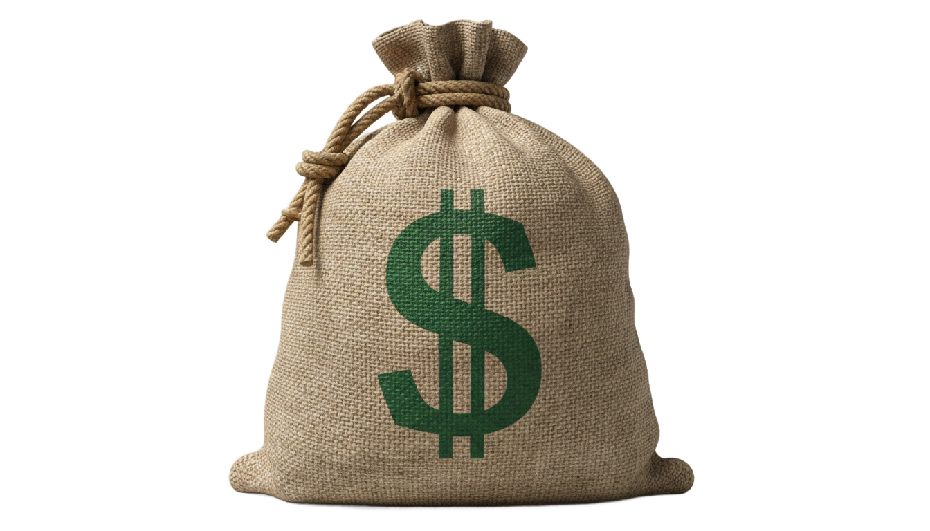 vector money bag png PNG transparent background