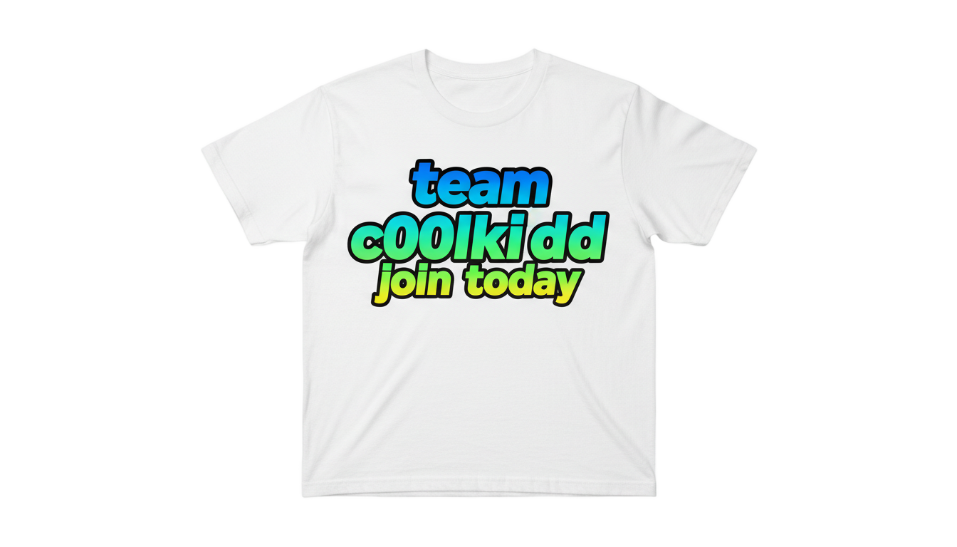 team c00lkidd join today t-shirt png PNG transparent background