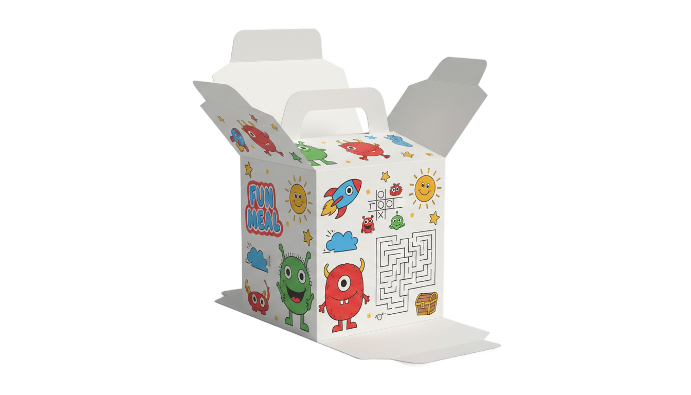happy meal box png PNG transparent background