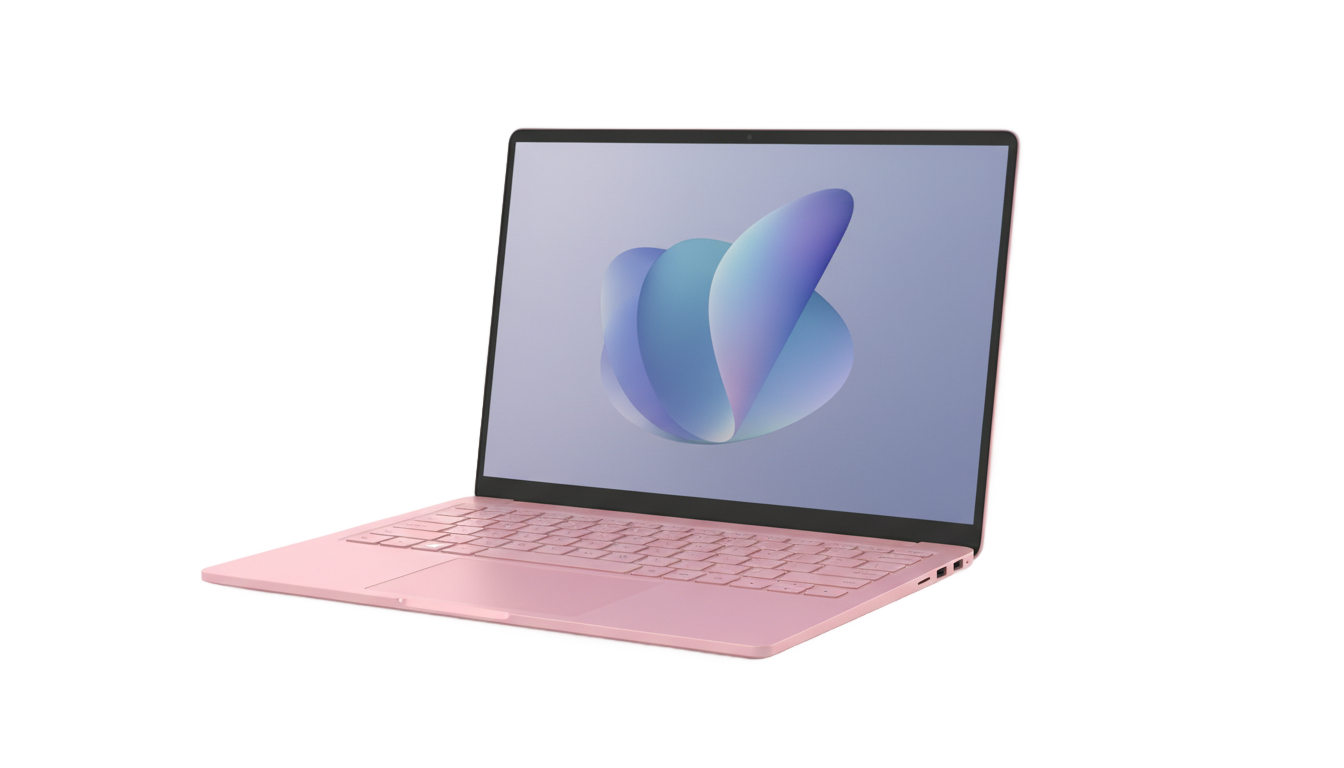 pink laptop png PNG transparent background