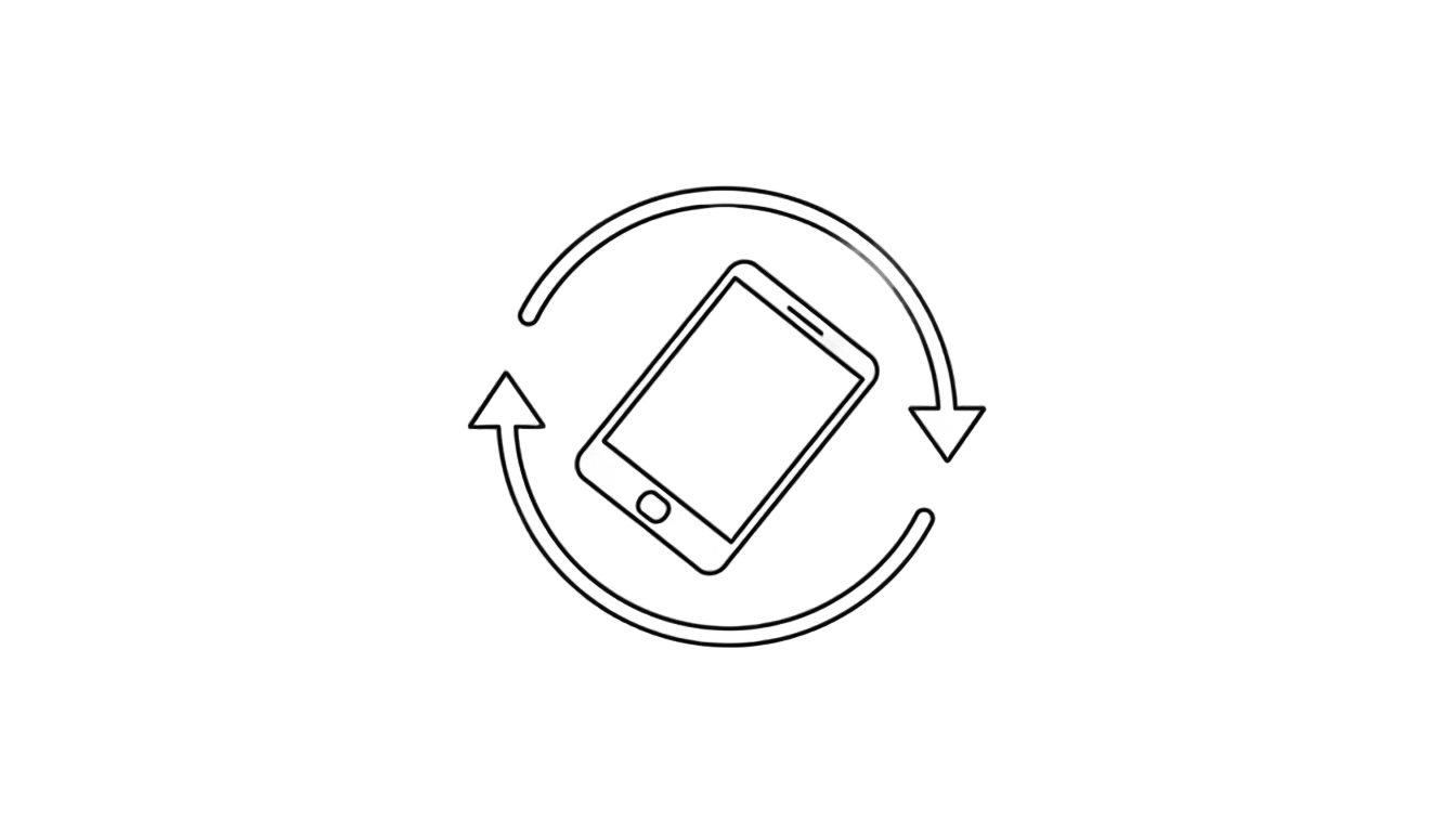 please rotate your phone png PNG transparent background