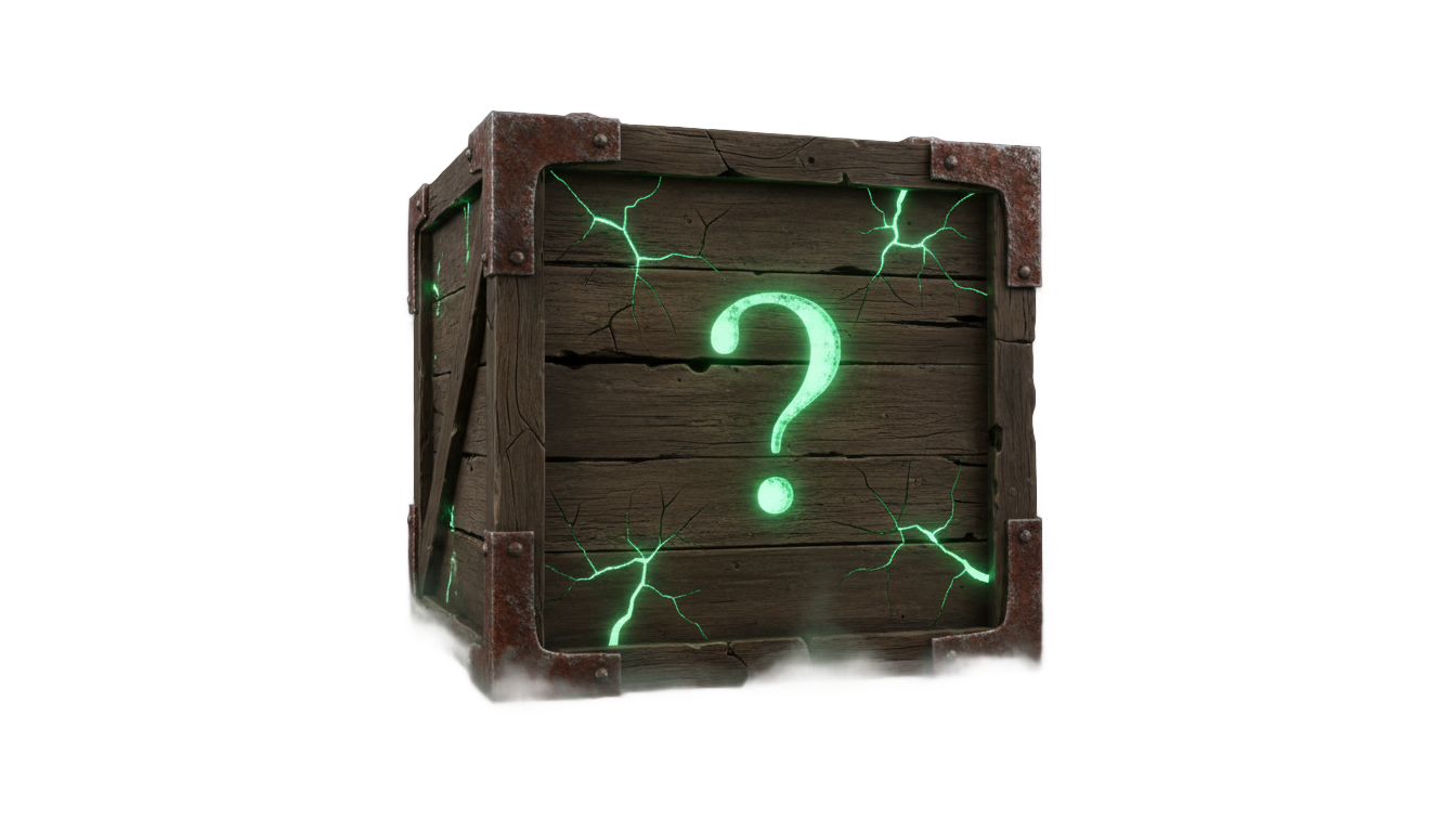 mystery box zombies png PNG transparent background